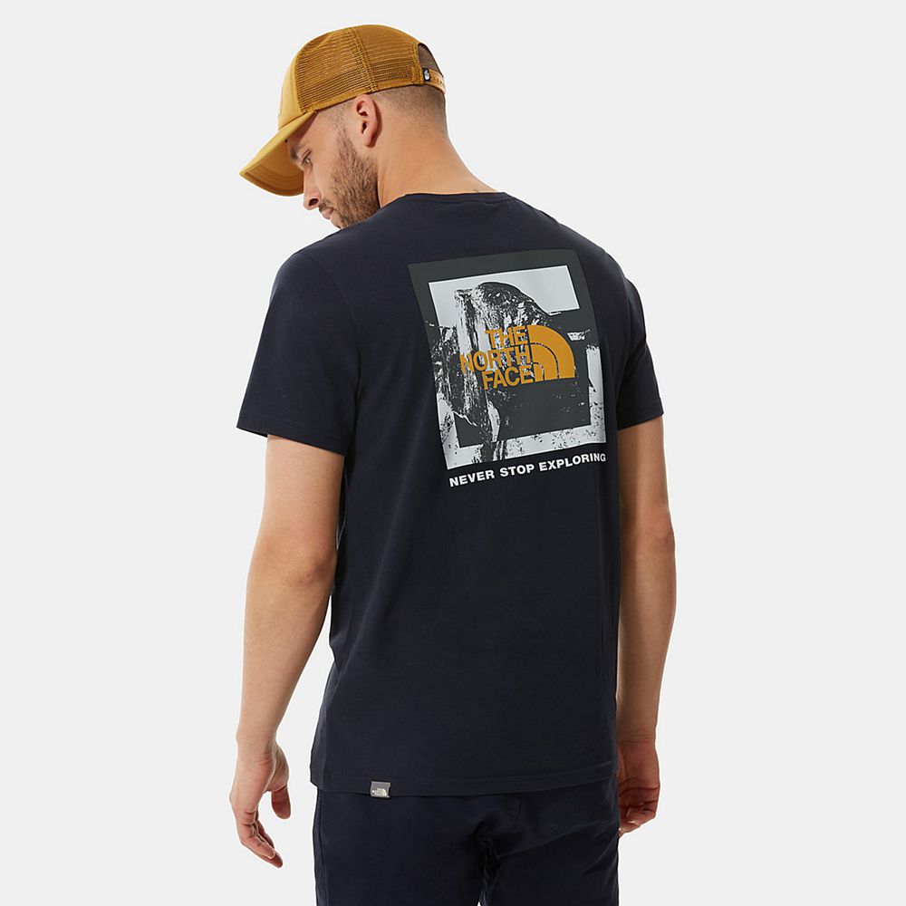 The North Face T-Shirts Mens Australia - The North Face New Climb Navy (HBX-475321)